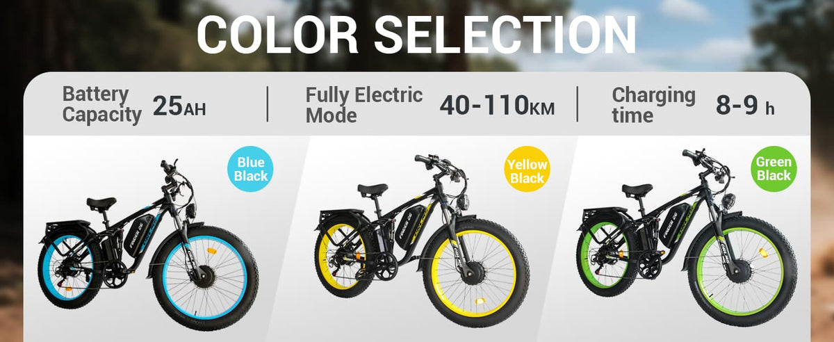 ORLMS V3 3000W 60V 25Ah Electric Bike