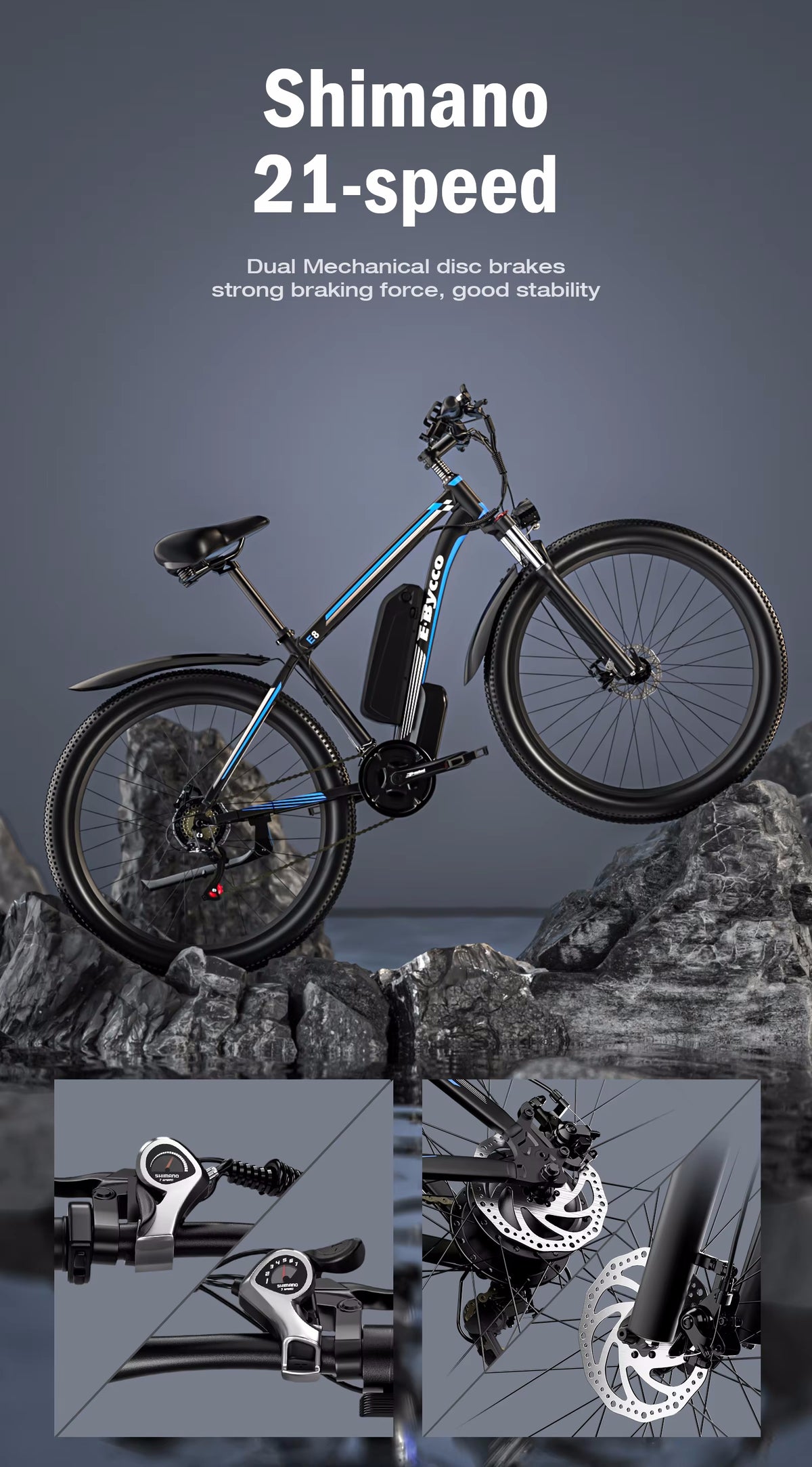 EBYCCOS 26'' EB7PRO Dual Motor Peak 6000W Dakeya Curated
