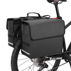 Waterproof bike panniers side view