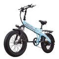 ORLMS S9F folding electric bike in Blue