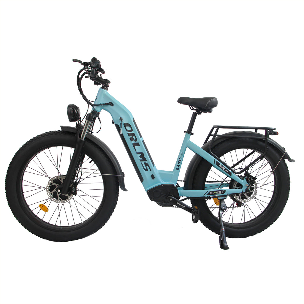 ORLMS MN-6 folding electric bike side view