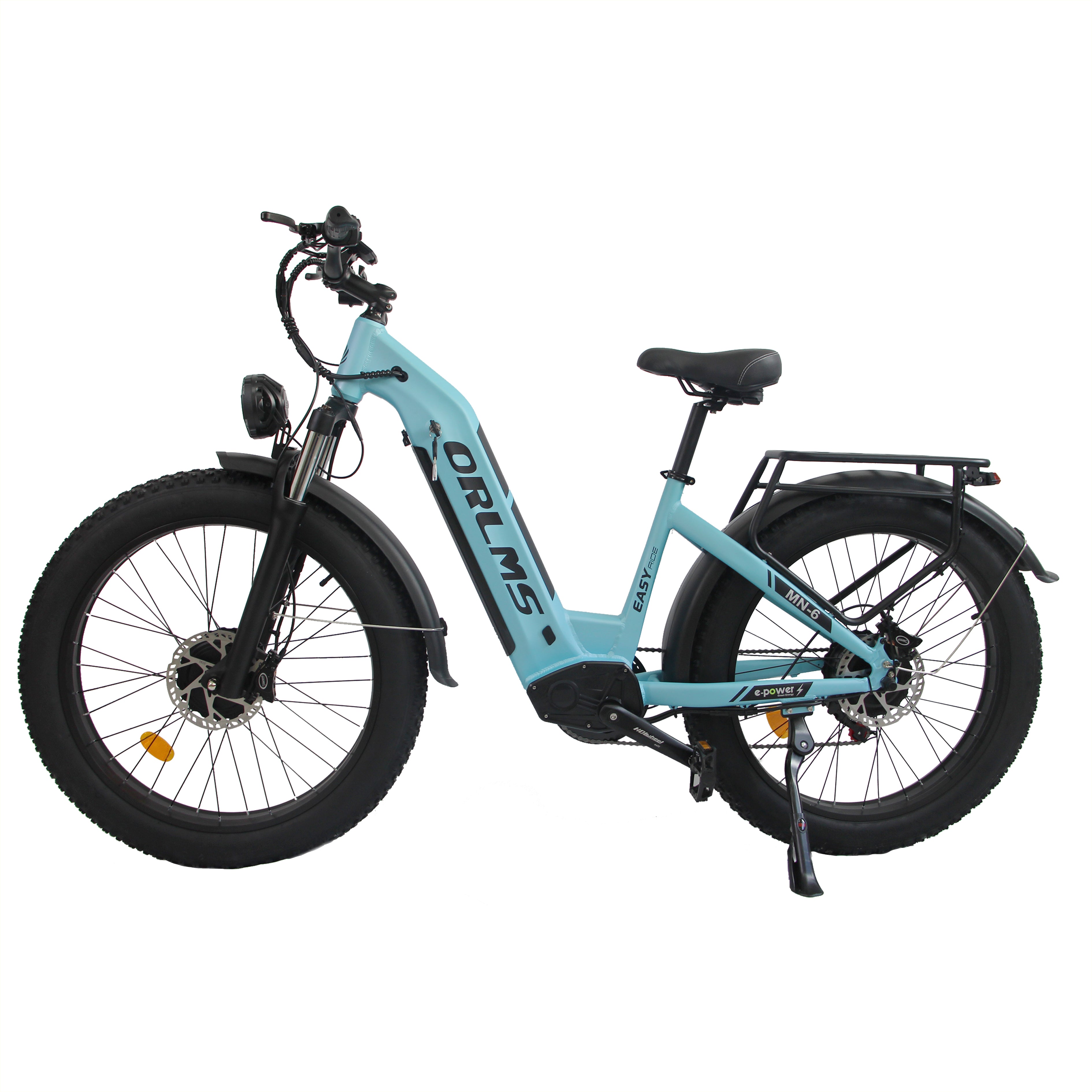 ORLMS MN-6 folding electric bike side view