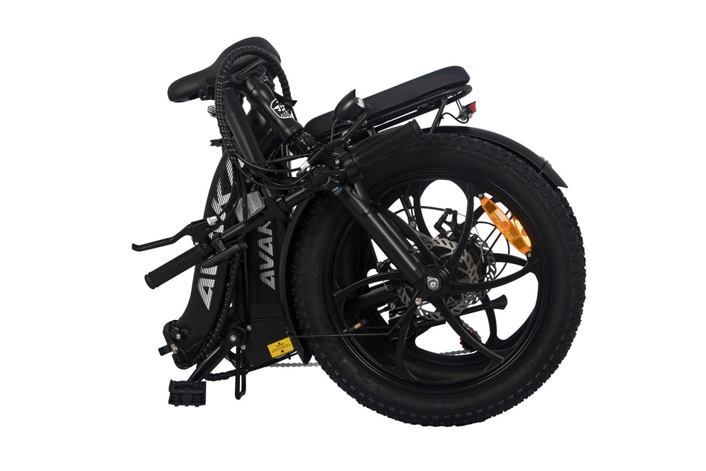 AVAKA BZ20PLUS Folding Electric Bike - Alloy Wheel - black 01