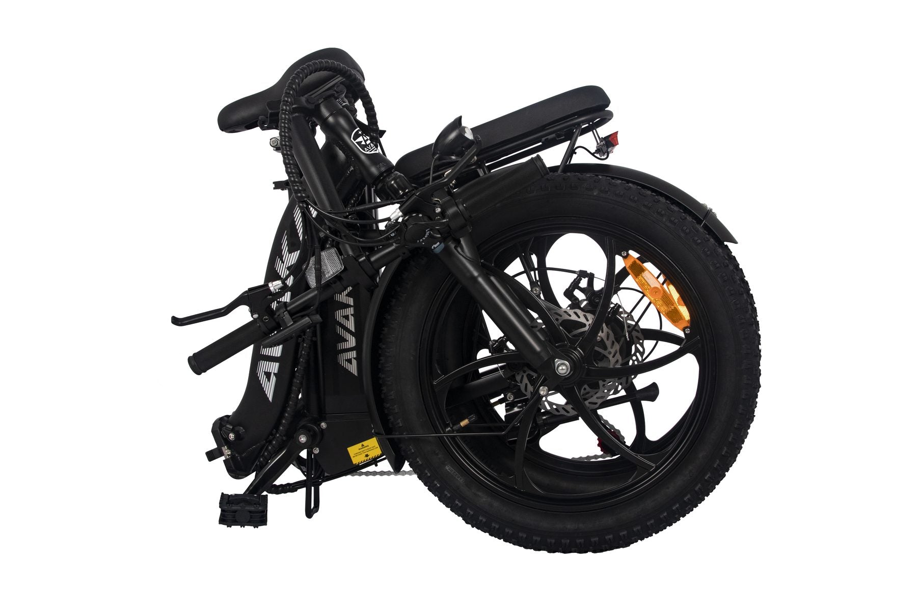 AVAKA BZ20PLUS Folding Electric Bike - Alloy Wheel - black 01