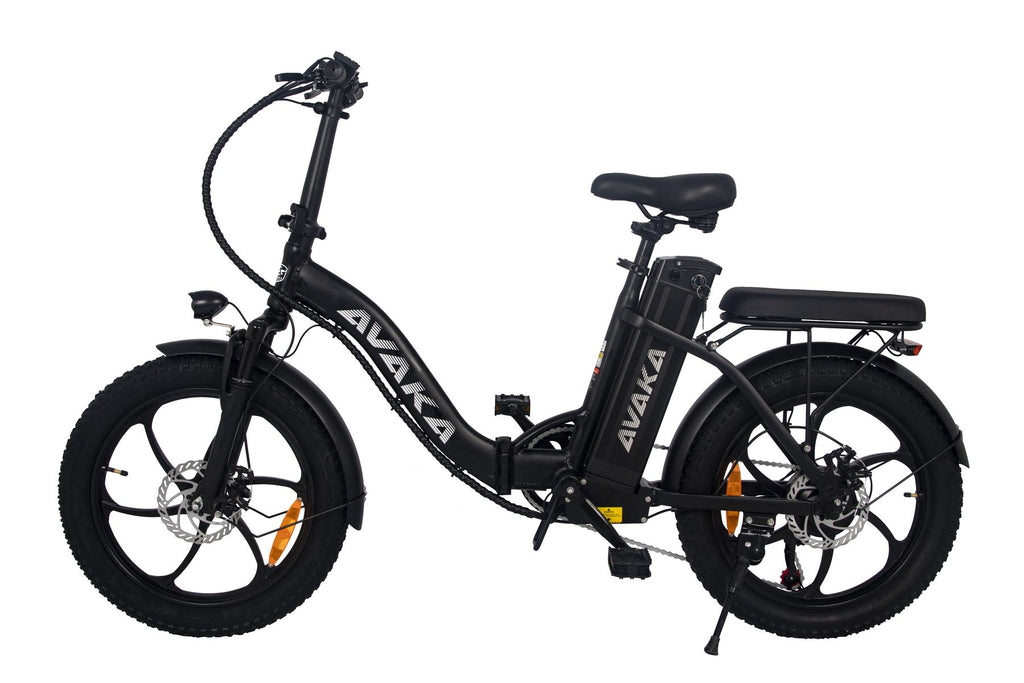 AVAKA BZ20PLUS Folding Electric Bike - Alloy Wheel - black 02