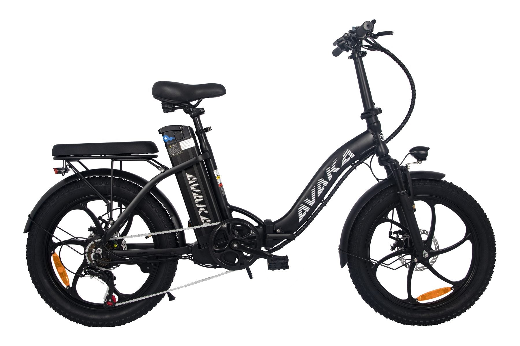 AVAKA BZ20PLUS Folding Electric Bike - Alloy Wheel - black 03