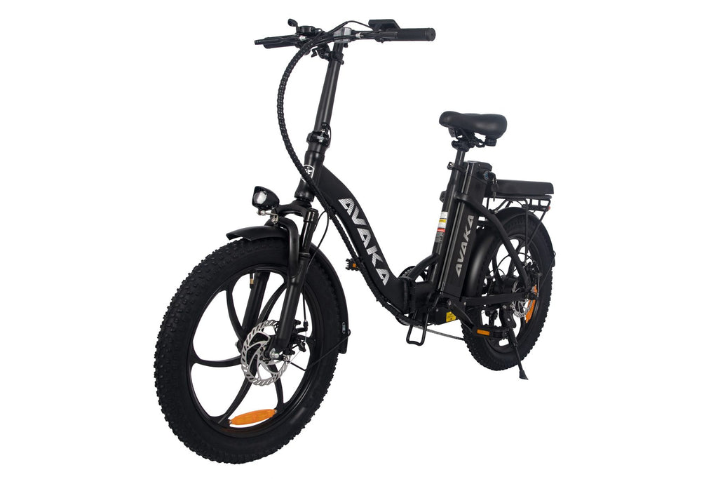AVAKA BZ20PLUS Folding Electric Bike - Alloy Wheel - black 05