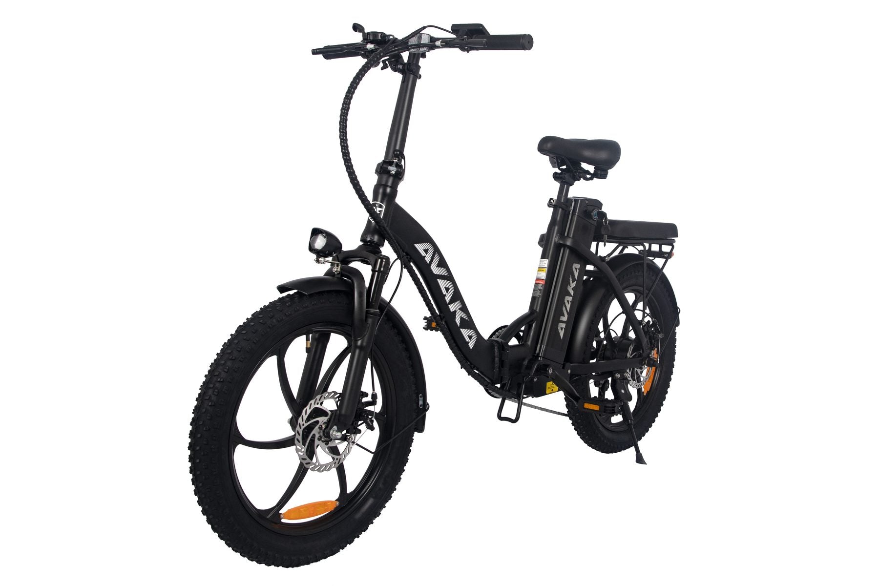 AVAKA BZ20PLUS Folding Electric Bike - Alloy Wheel - black 05