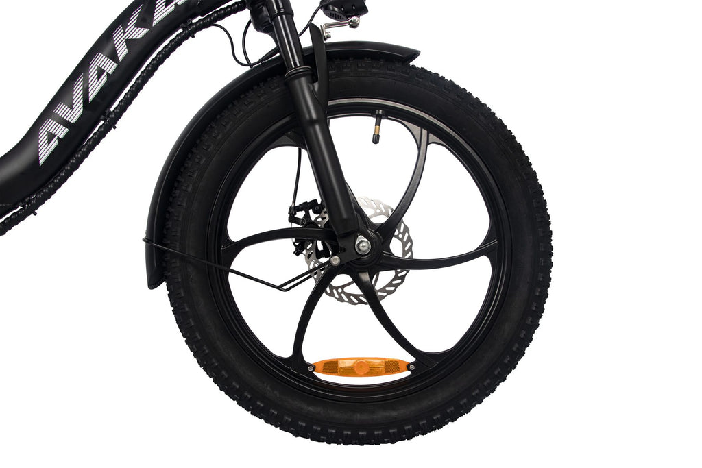 AVAKA BZ20PLUS Folding Electric Bike - Alloy Wheel - black 09