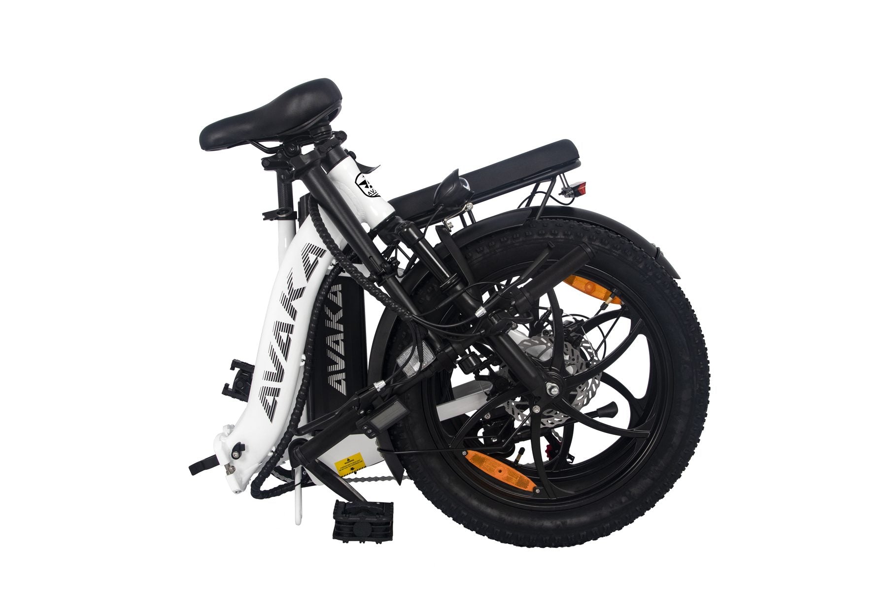 AVAKA BZ20PLUS Folding Electric Bike - Alloy Wheel - white 01