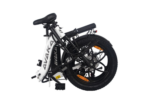 AVAKA BZ20PLUS Folding Electric Bike - Alloy Wheel - white 01