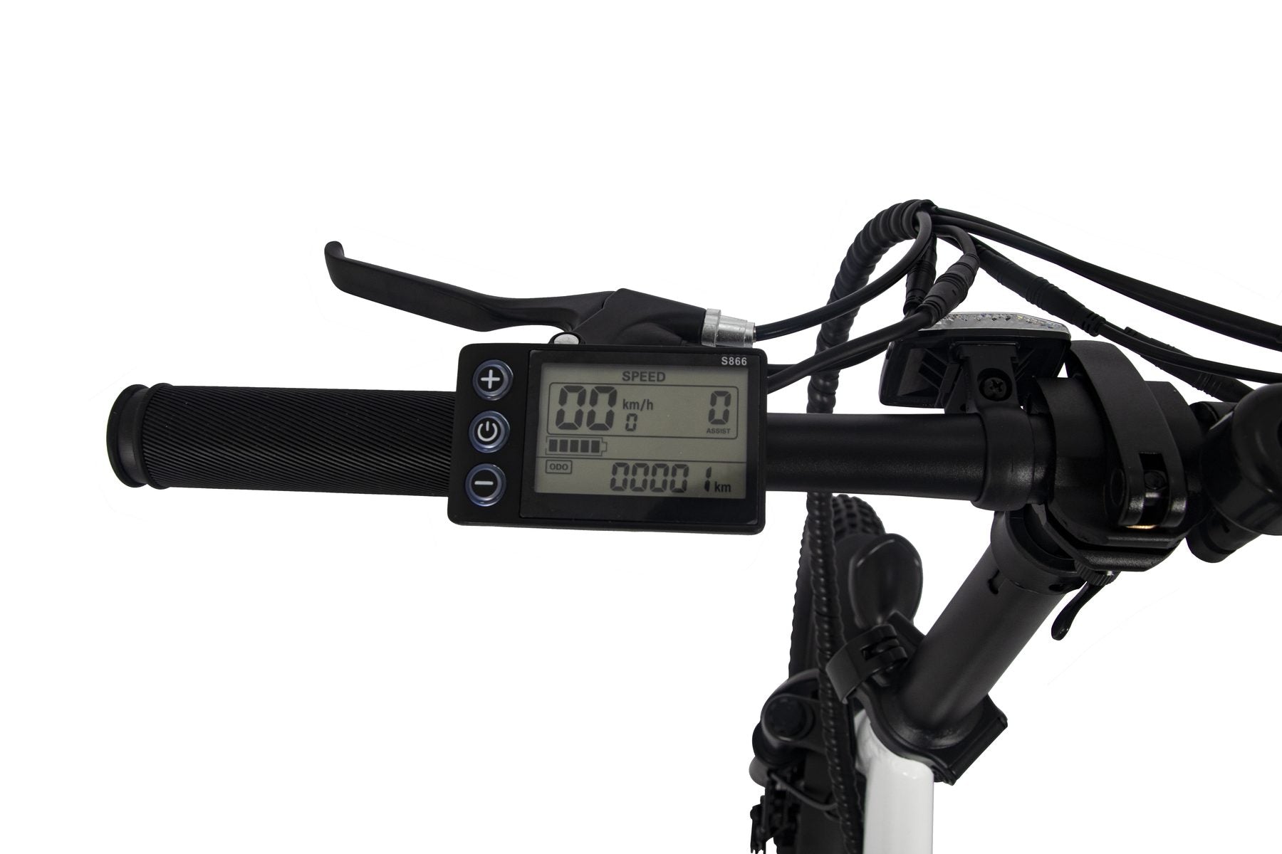 AVAKA BZ20PLUS Folding Electric Bike - Alloy Wheel - white 10
