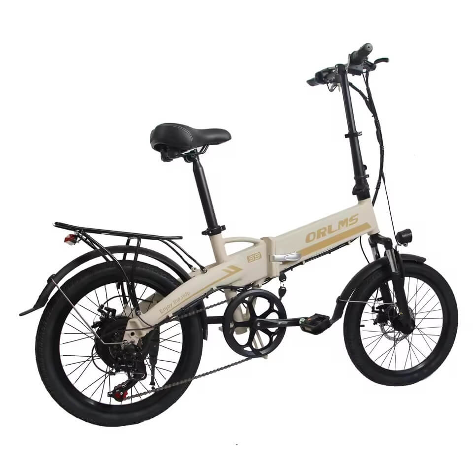 EU SPoland Warehouse ORLMS S9 20" Mini Fat Tire Folding Electric Bike 500W 48V 13Ah Shimano 7 Speed 35km/h City Commuter E-Bike