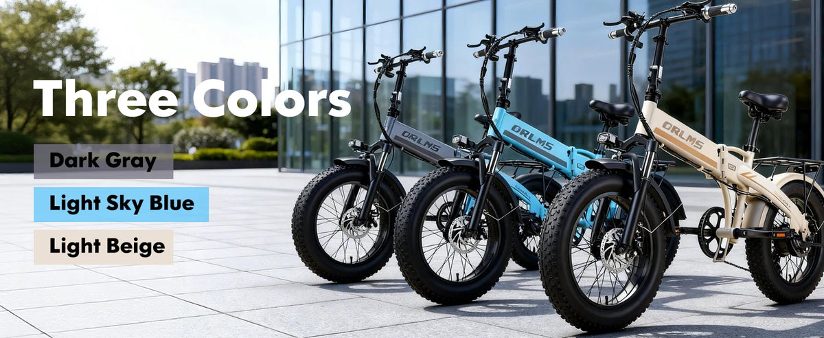 ORLMS S9F 20 x 4.0 Fat Tire Folding Electric Bike