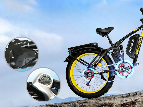 ORLMS V3 3000W electric bike in Green