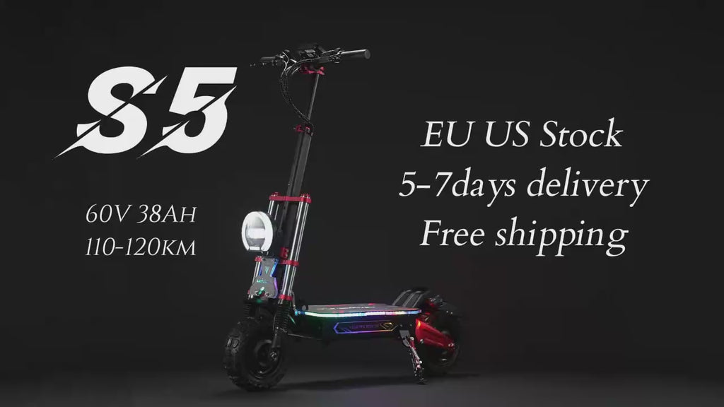 EU USA Free Shipping Boyueda S5-11 11inch 60V 38Ah Battery NFC Card Start App Electric Scooter Dual Motor for Adults Powerful