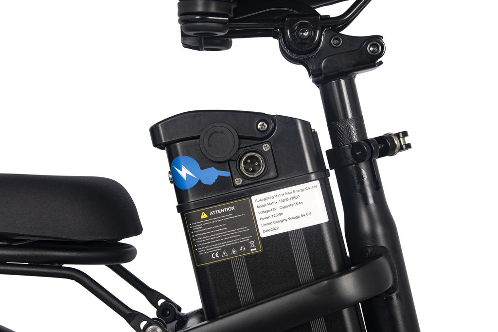 AVAKA BZ20PLUS Folding Electric Bike - Spoke Wheel - black 05
