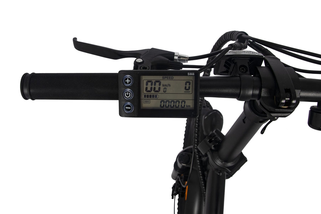 AVAKA BZ20PLUS Folding Electric Bike - Spoke Wheel - black 10