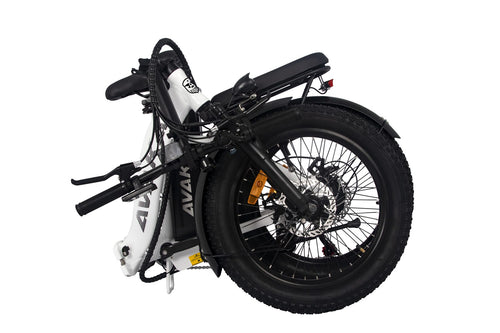 AVAKA BZ20PLUS Folding Electric Bike - Spoke Wheel - white 01