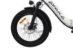AVAKA BZ20PLUS Folding Electric Bike - Spoke Wheel - white 05