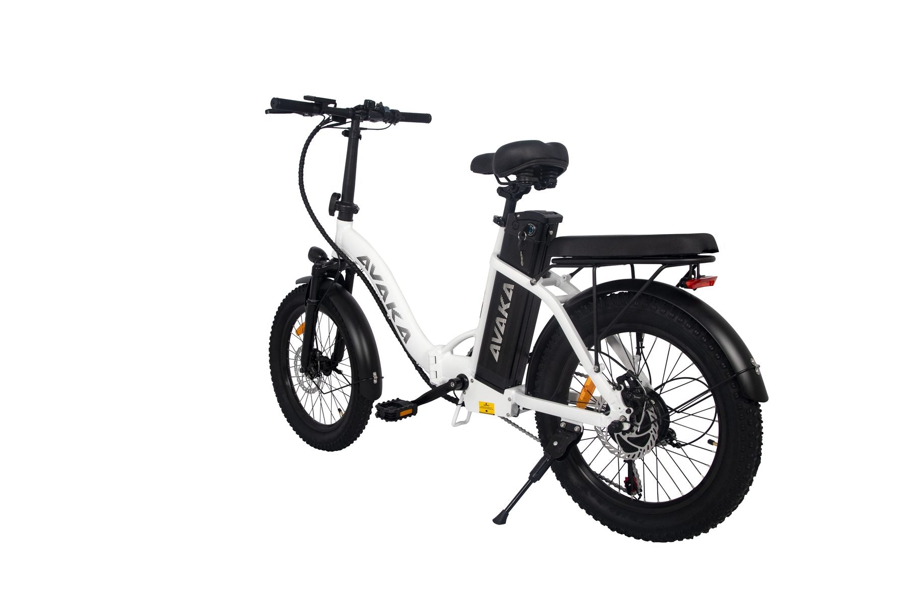 AVAKA BZ20PLUS Folding Electric Bike - Spoke Wheel - white 07