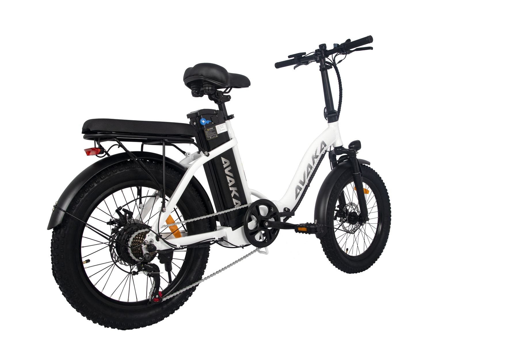 AVAKA BZ20PLUS Folding Electric Bike - Spoke Wheel - white 08