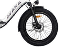 AVAKA BZ20PLUS Folding Electric Bike - Spoke Wheel - white 10